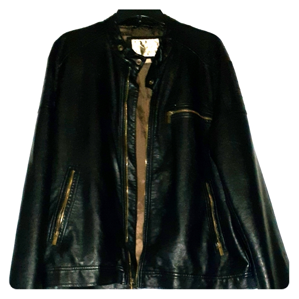 Men's leather jacket